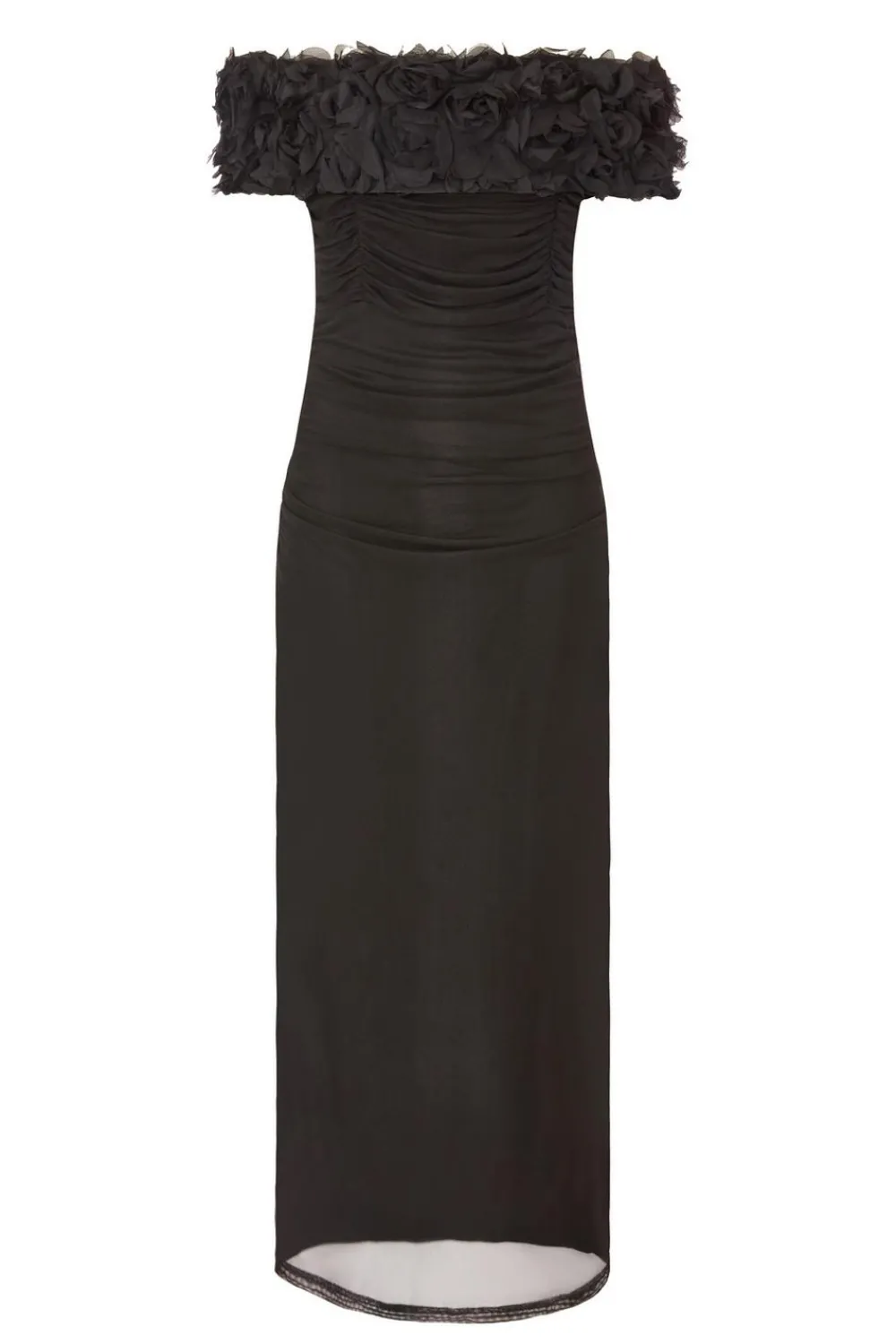 Quiz Evening Dresses|Day At The Races>Mesh Bardot Midaxi Dress