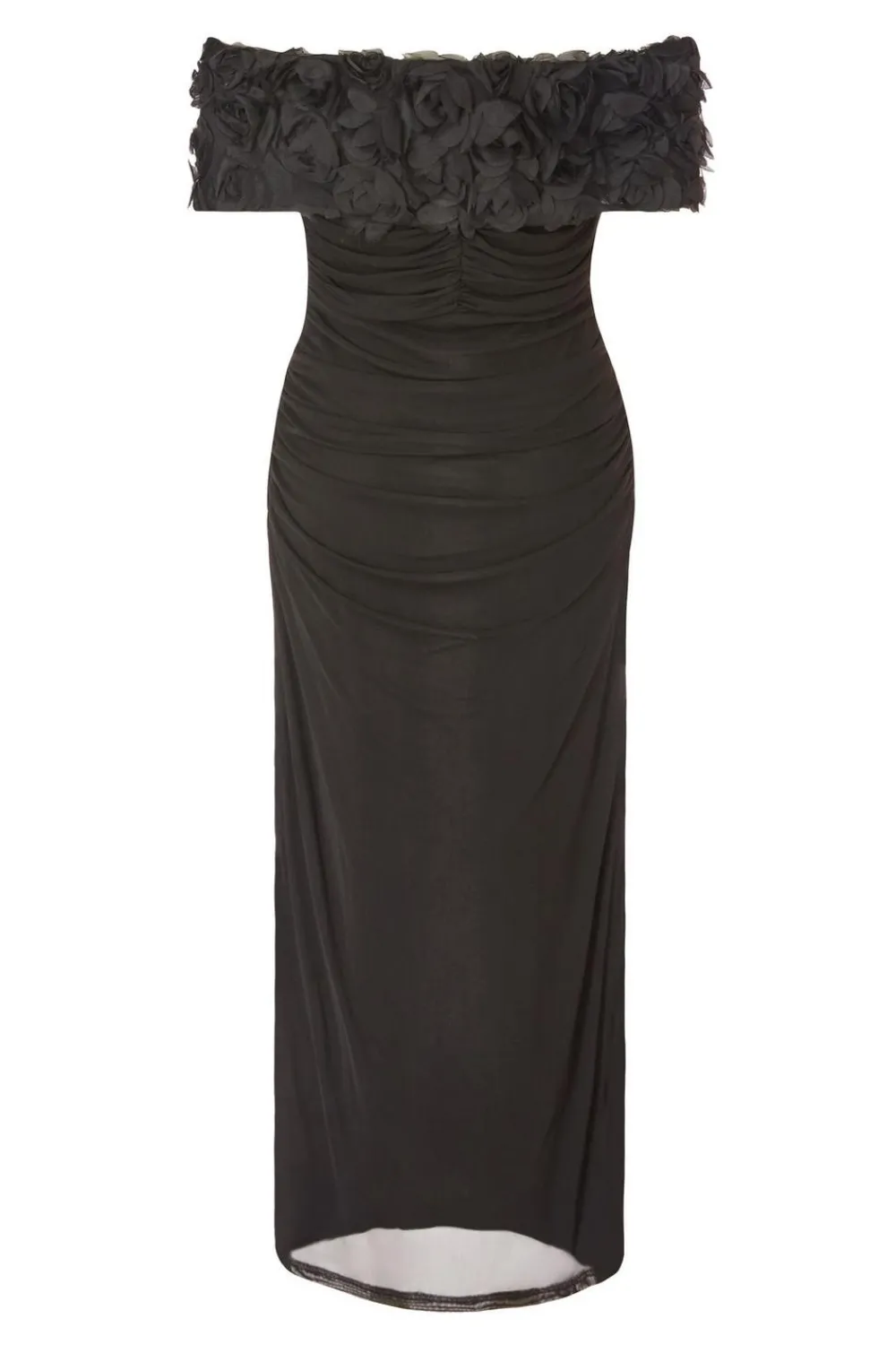 Quiz Evening Dresses|Day At The Races>Mesh Bardot Midaxi Dress