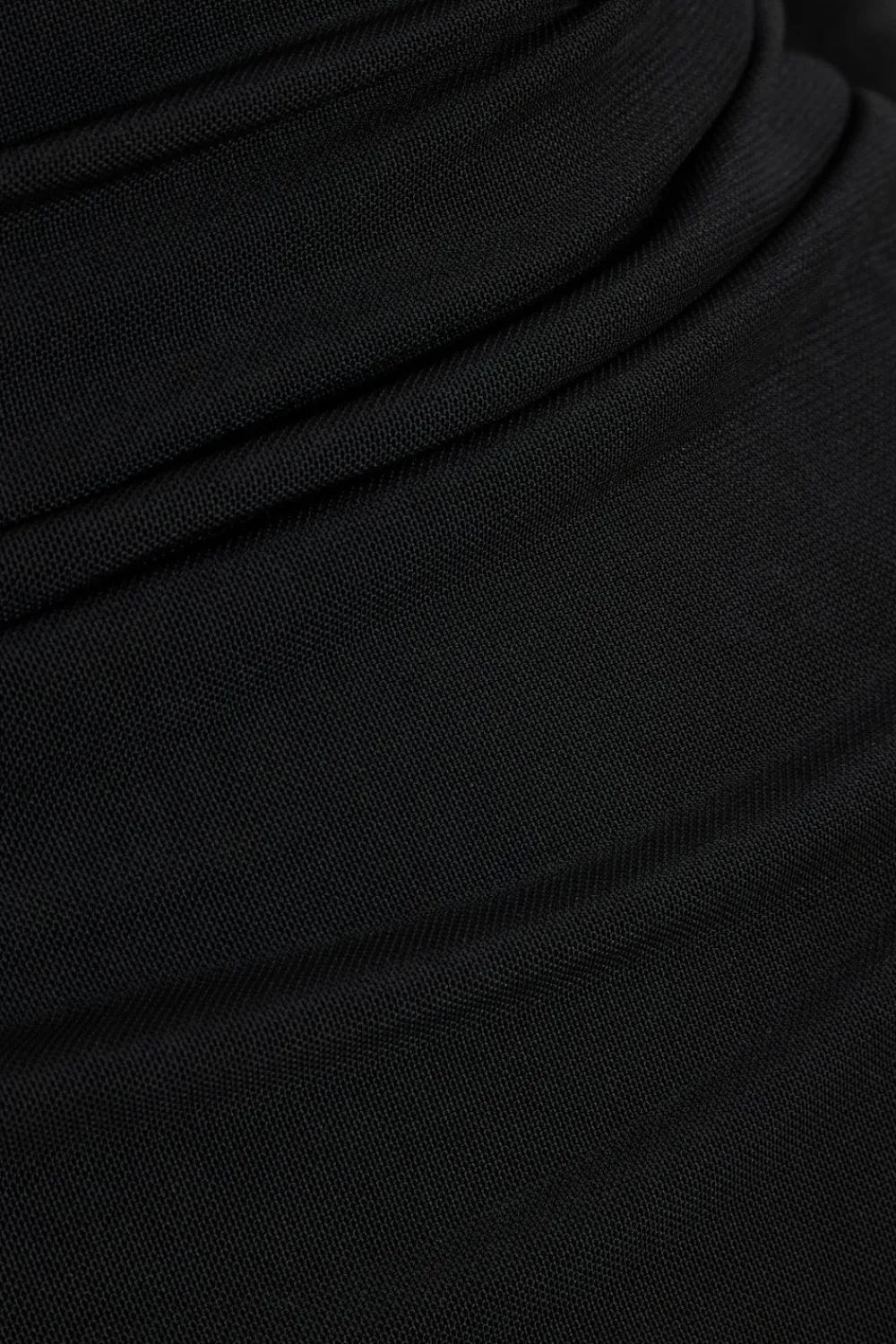 Quiz Casual Clothing|Maxi Dresses>Black Mesh Ruched Midaxi Dress