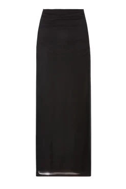 Quiz Day At The Races|Skirts>Mesh Ruched Midaxi Skirt