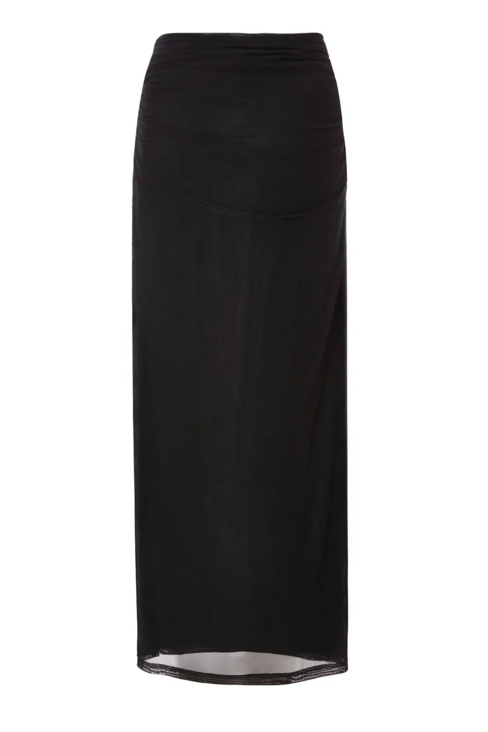 Quiz Day At The Races|Skirts>Mesh Ruched Midaxi Skirt