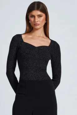 Quiz Knitwear|Jumpers>Metallic Glitter Jumper