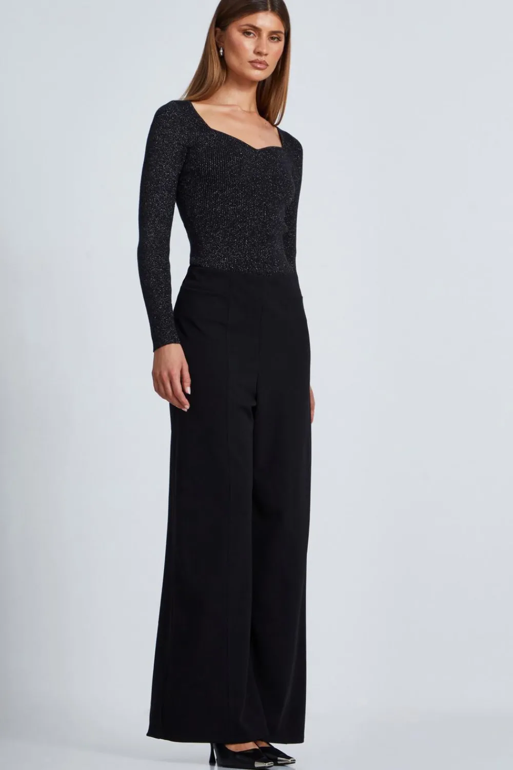 Quiz Knitwear|Jumpers>Metallic Glitter Jumper