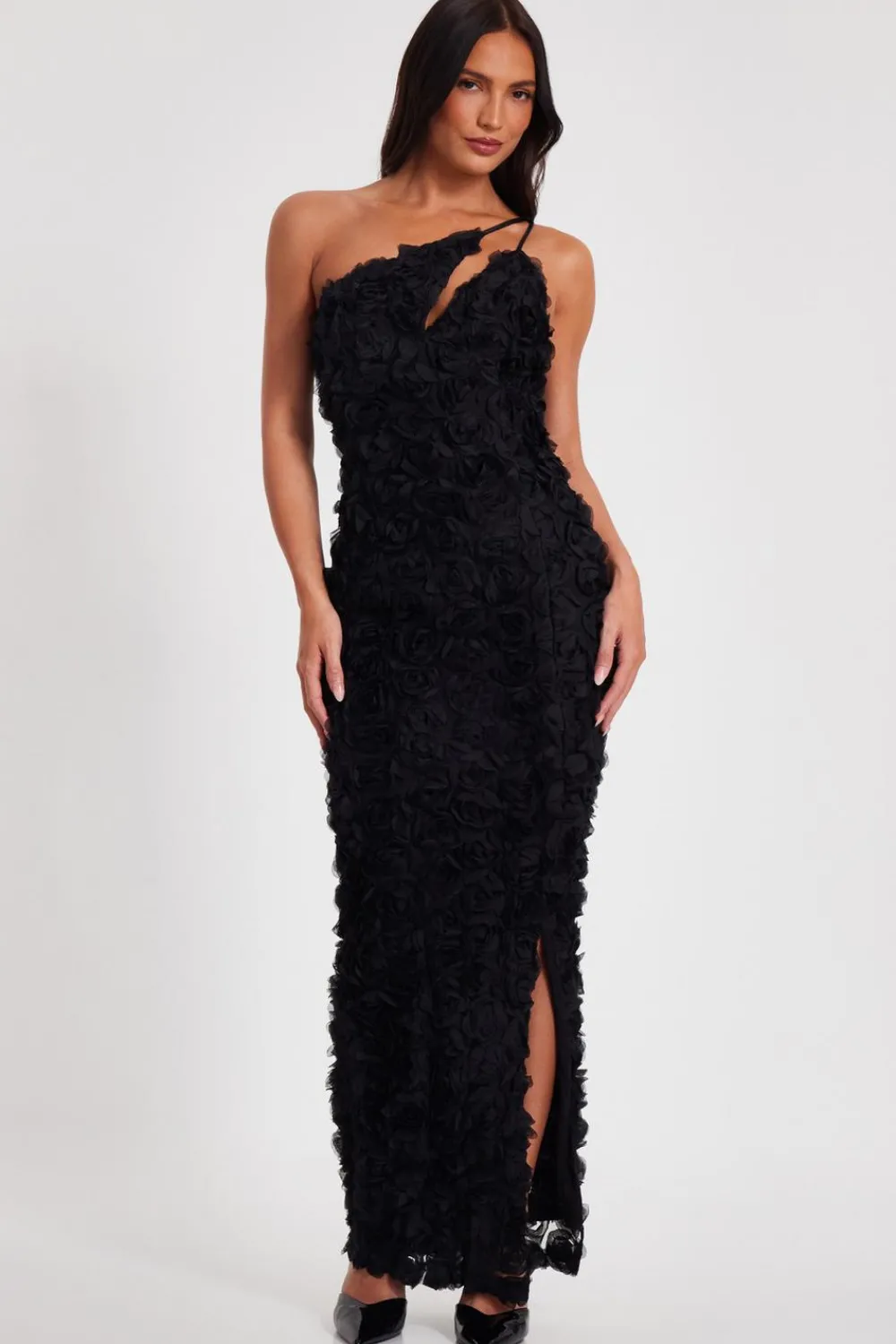 Quiz Prom Dresses|Prom & Ball>One Shoulder Floral Maxi Dress