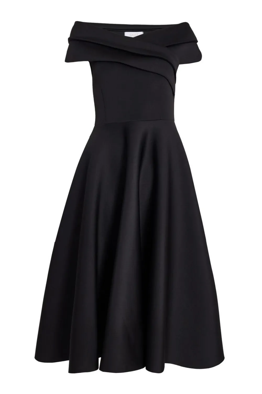 Quiz Evening Dresses|Day At The Races>Pleated Bardot Midaxi Dress