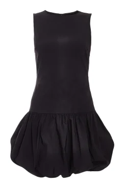 Quiz Everyday Essentials|Casual Clothing>Black Puff Ball Skater Dress