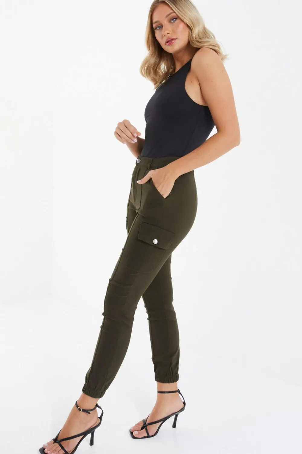 Quiz Going Out Tops|Day Tops>Black Racer Bodysuit