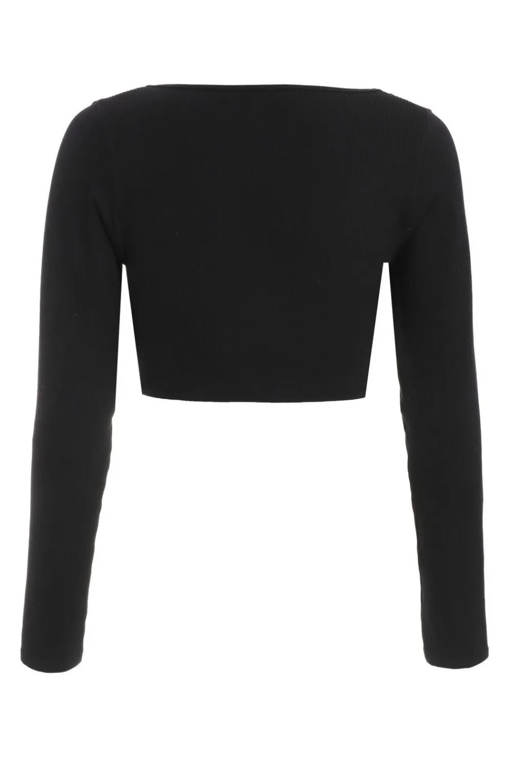 Quiz Day Tops|Crop Tops>Ribbed Crop Top