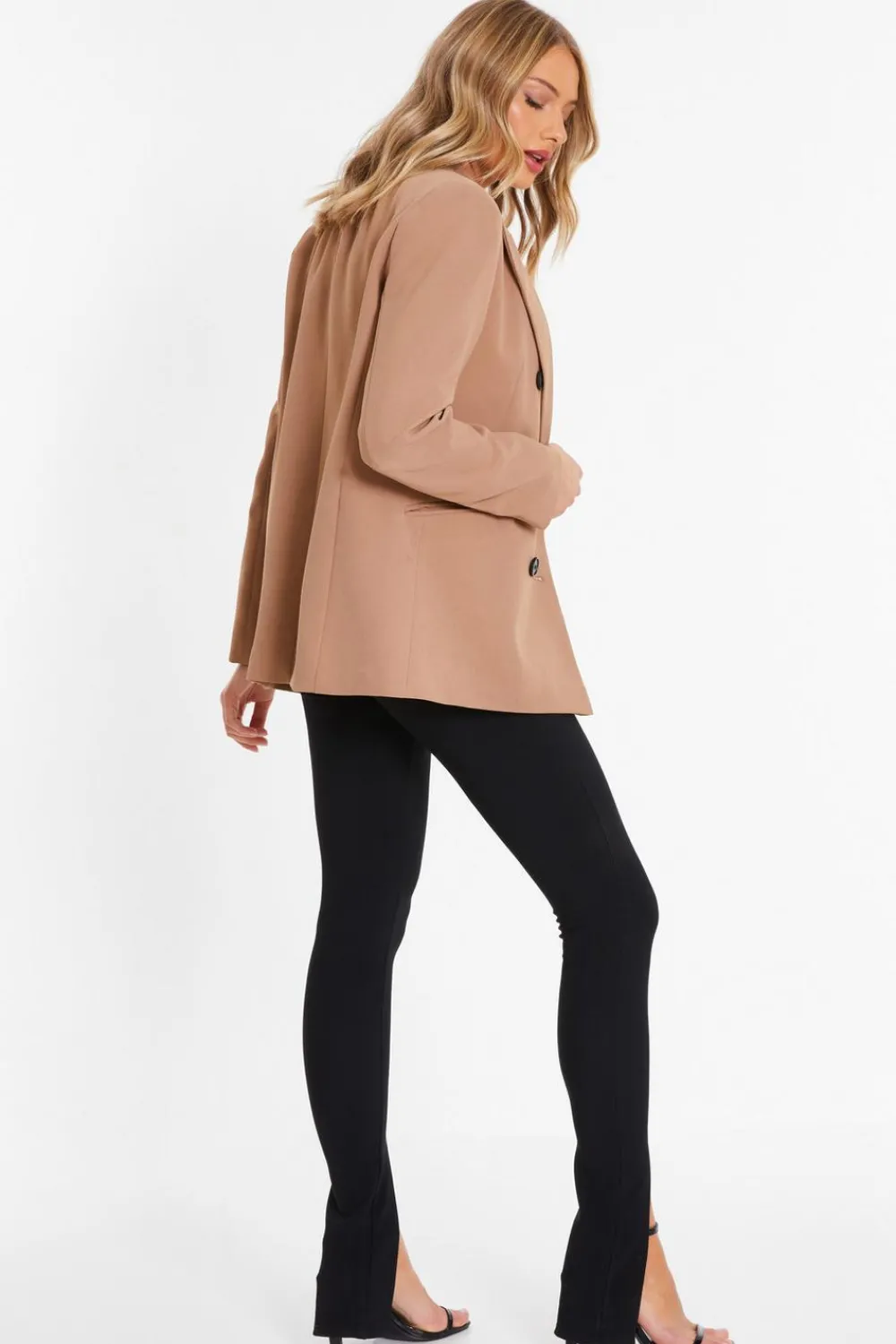 Quiz Leggings|Everyday Essentials>Black Ribbed Leggings