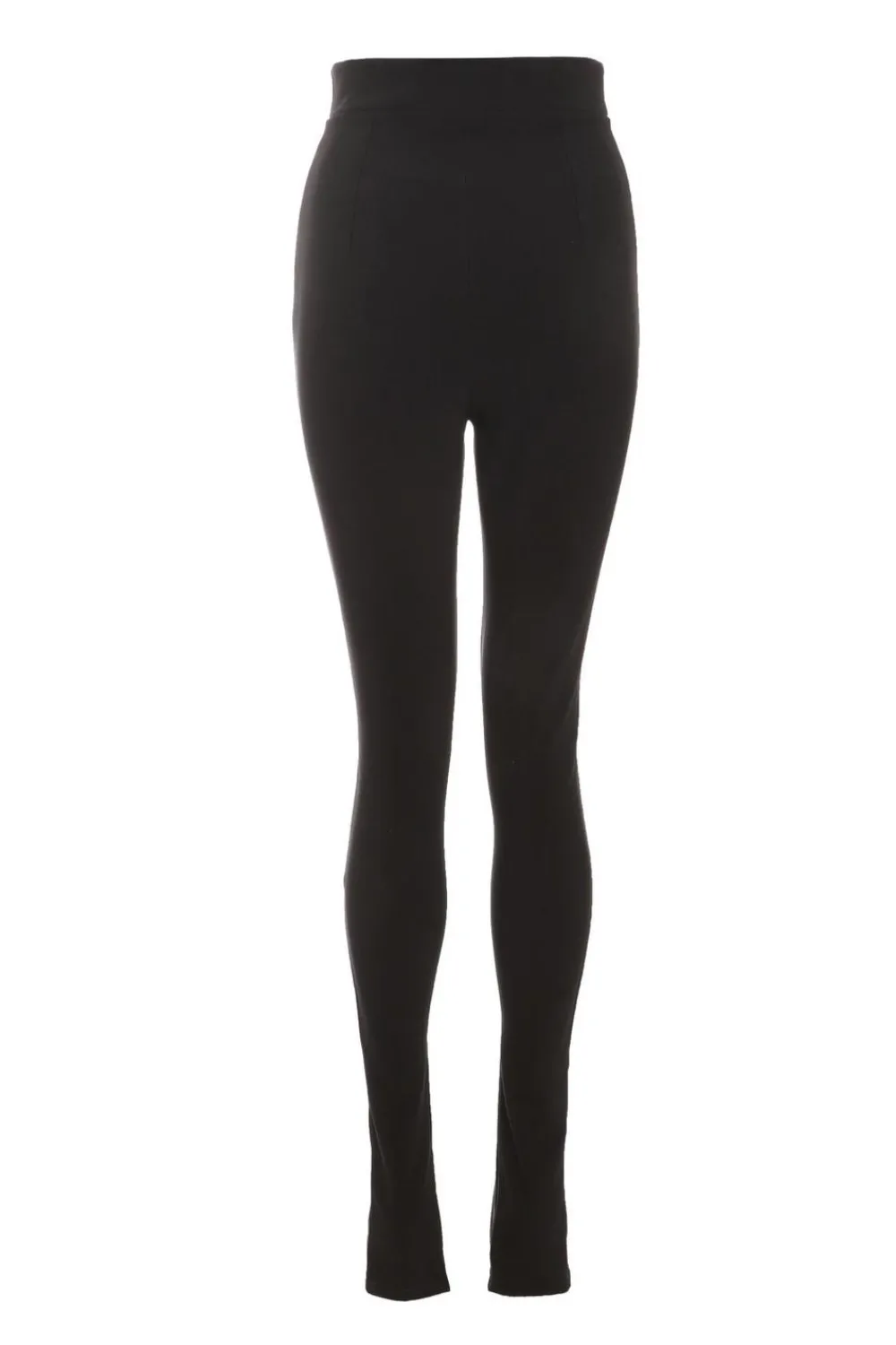 Quiz Leggings|Everyday Essentials>Black Ribbed Leggings