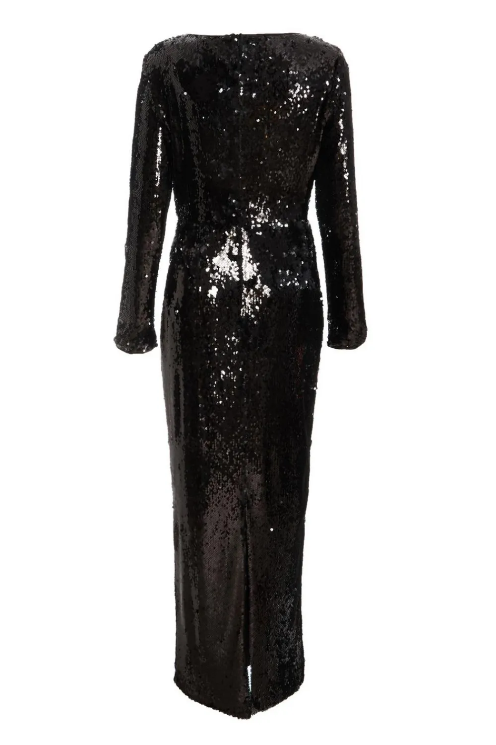 Quiz Prom & Ball|Evening Dresses>Black Sequin Tie Front Maxi Dress