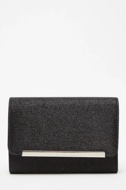 Quiz Bags|Prom & Ball>Black Shimmer Cross Body Bag