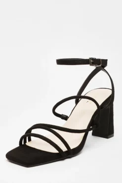 Quiz Sandals|Occasion Shoes>Strappy Block Heeled Sandals