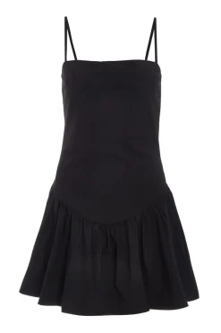 Quiz Workwear|Schoolwear>Black Strappy Puff Ball Skater Dress