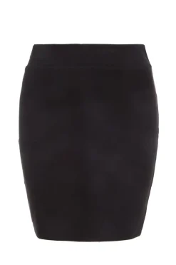 Quiz Skirts|Schoolwear>Black Stretch Bodycon Mini Skirt