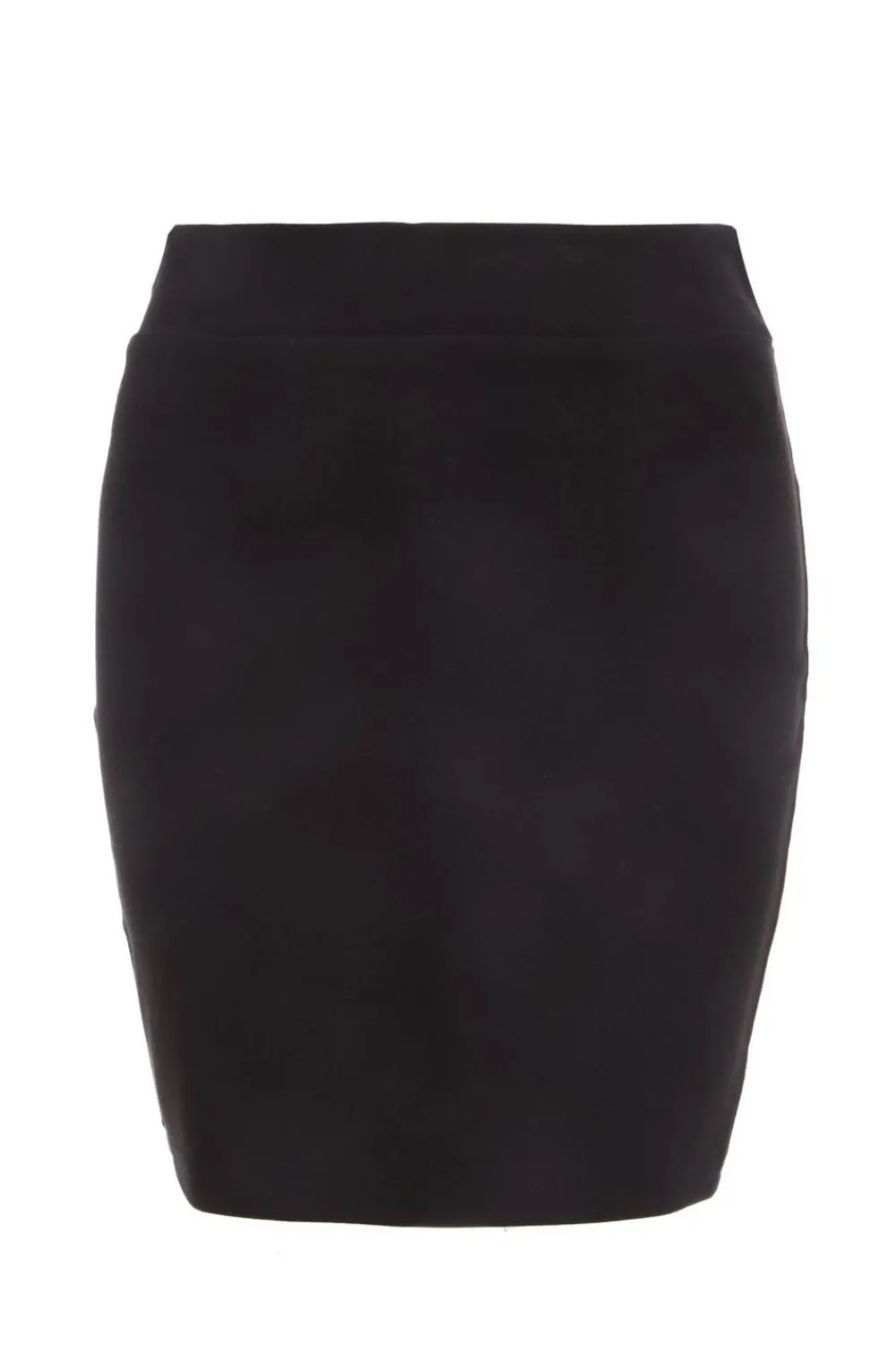 Quiz Skirts|Schoolwear>Black Stretch Bodycon Mini Skirt