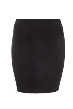 Quiz Skirts|Schoolwear>Black Stretch Bodycon Mini Skirt