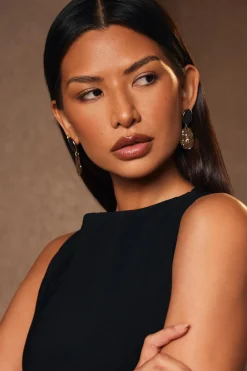 Quiz Jewellery|Earrings>Textured Drop Earrings