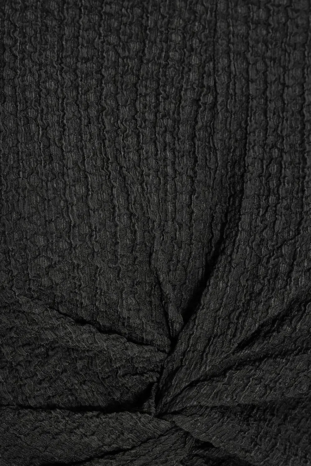 Quiz Day Tops|Crop Tops>Textured Knot Front Crop Top