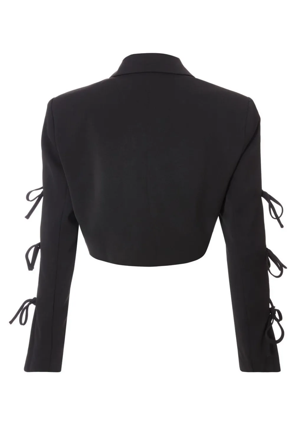 Quiz Summer Clothes|Jackets & Coats>Tie Sleeve Cropped Blazer