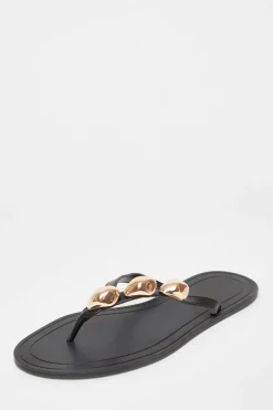 Quiz Sandals|Holiday Shoes>Toe Thong Flat Sandals