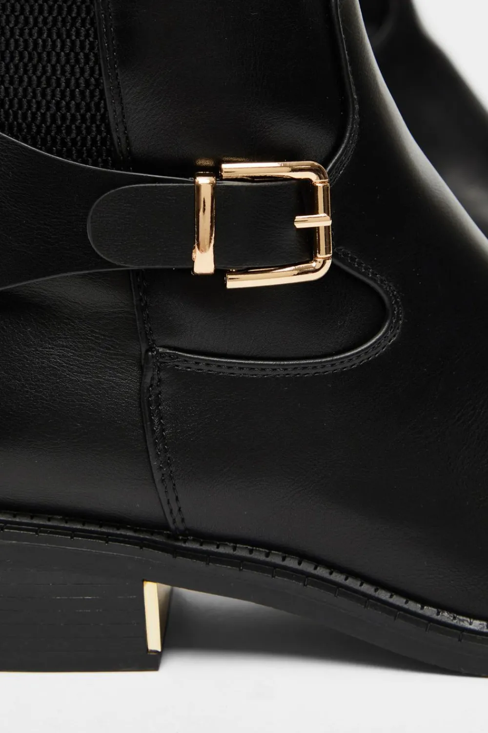 Quiz Wide Fit|Boots>Black Wide Fit High Knee Boots