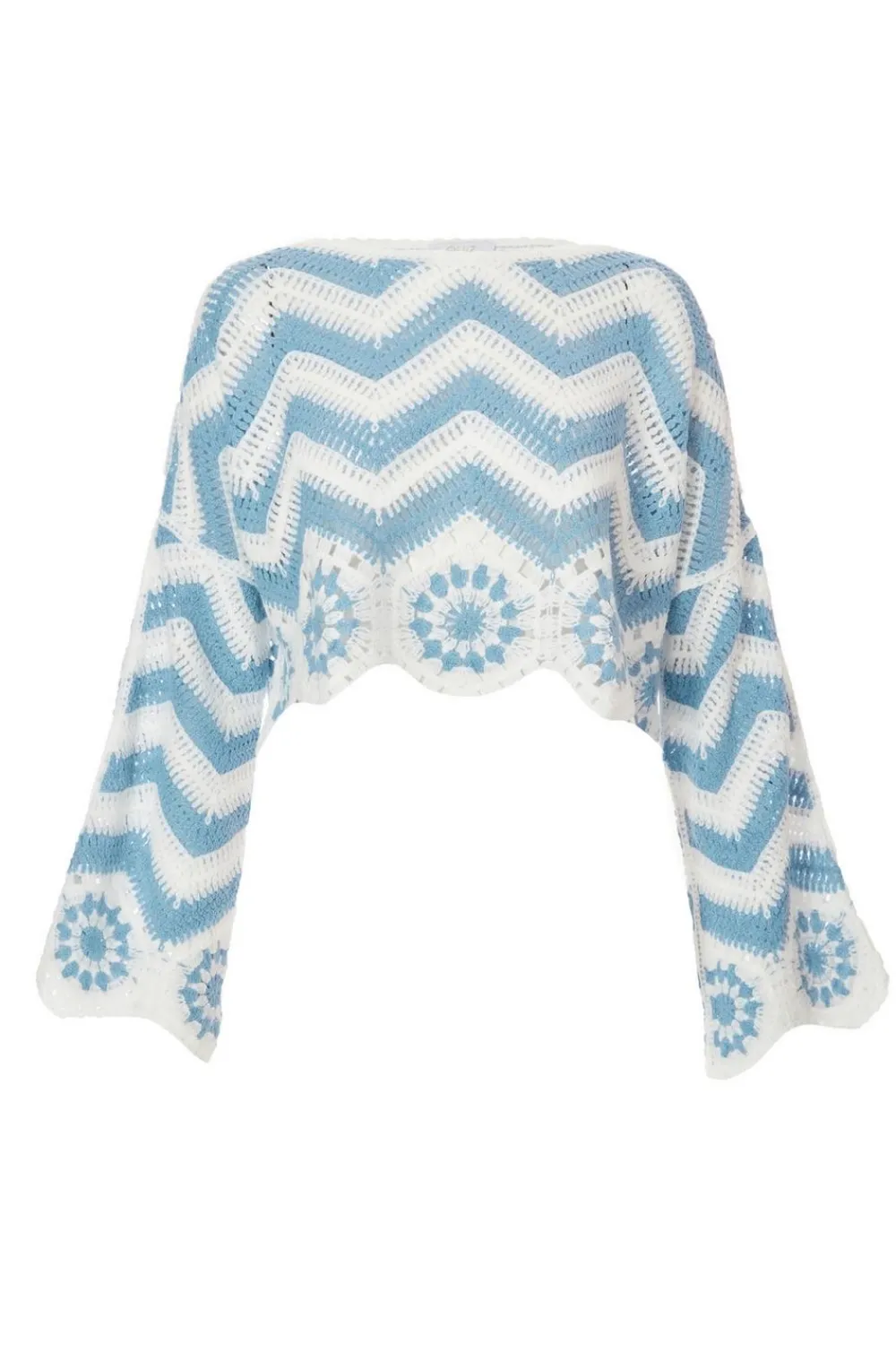 Quiz Summer Tops|Day Tops>Crochet Scalloped Top