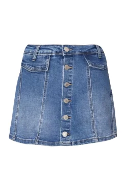 Quiz Summer Clothes|Holiday>Denim Button Front Skort