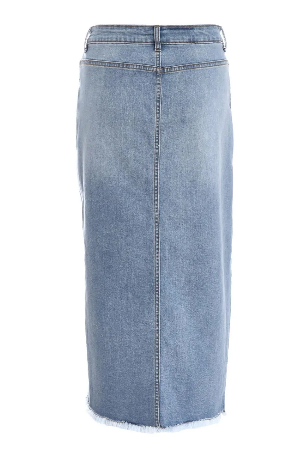 Quiz Summer Clothes|Skirts>Blue Denim Extreme Rip Midi Skirt