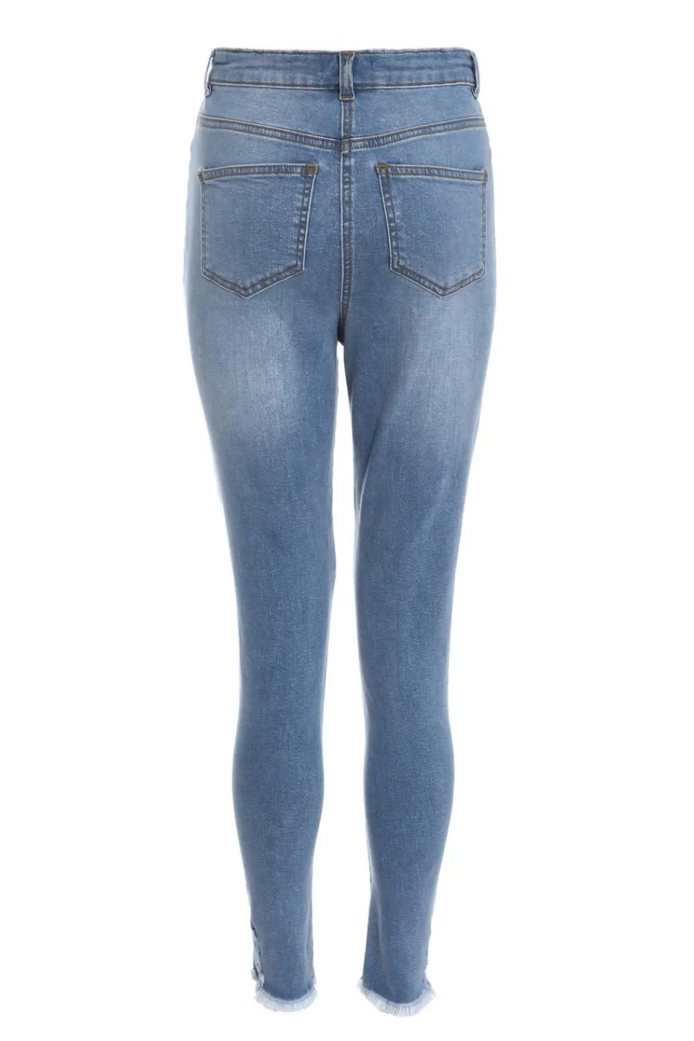 Quiz Jeans|Casual Clothing>Blue Denim Ripped Jeans