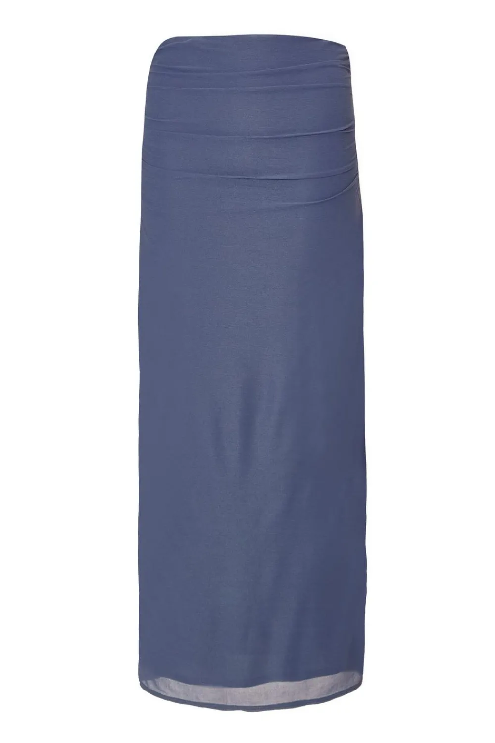 Quiz Skirts|Going Out>Blue Mesh Maxi Skirt