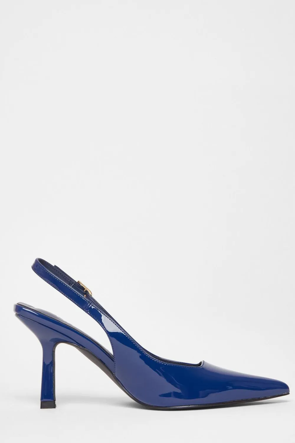 Quiz Occasion Shoes|Heels>Patent Sling Back Court Heels
