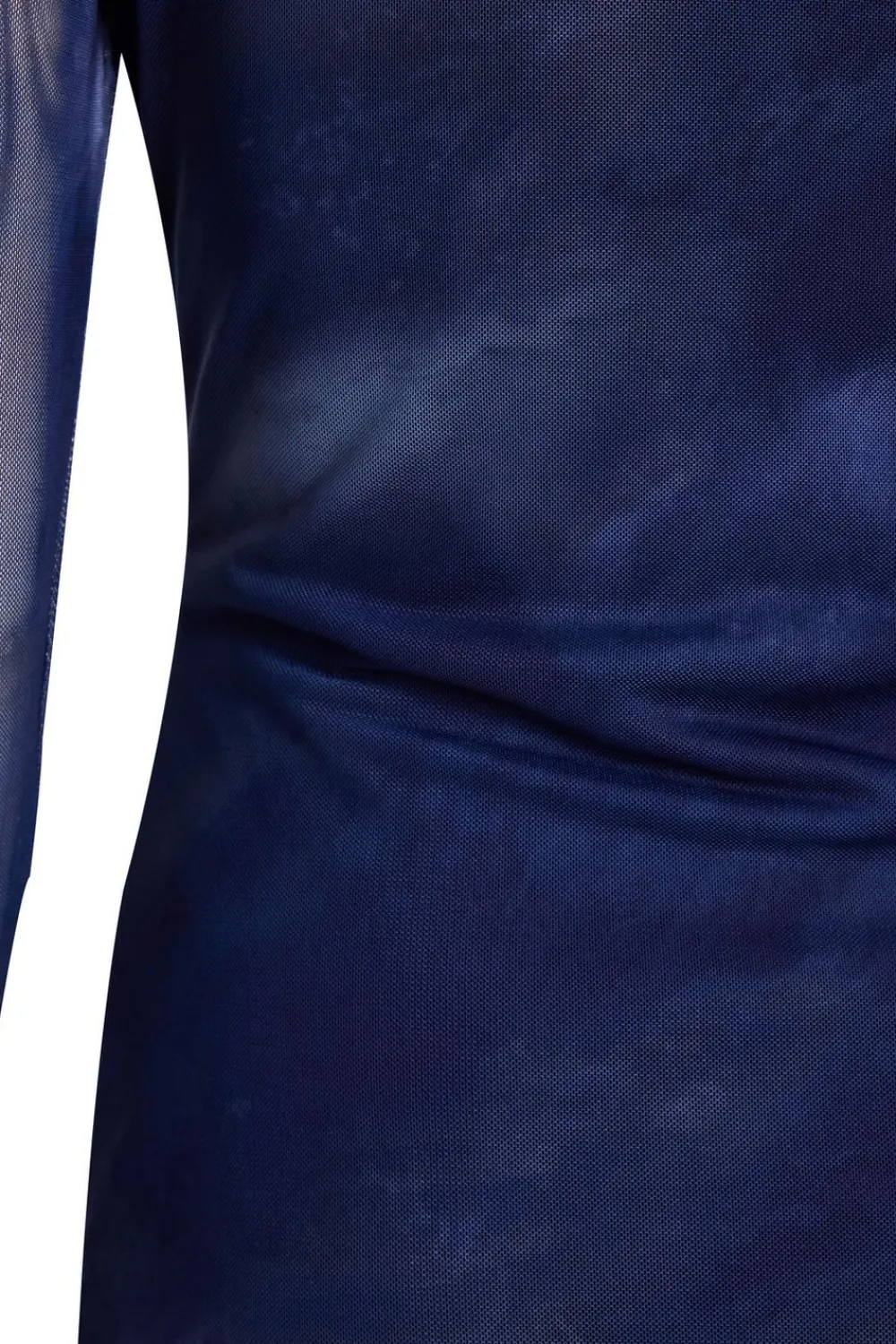Quiz Going Out|Dresses>Blue Printed Long Sleeve Midaxi Dress