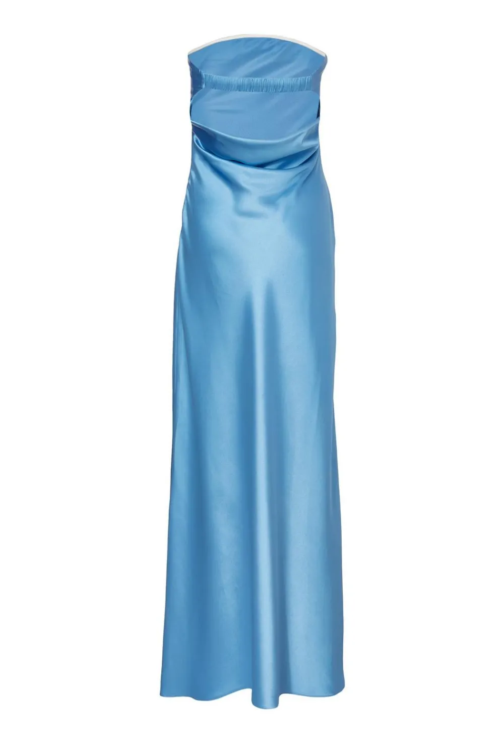 Quiz Prom Dresses|Prom & Ball>Blue Satin Bandeau Midaxi Dress
