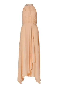 Quiz Prom Dresses|Prom & Ball>Blush Chiffon High Neck Maxi Dress