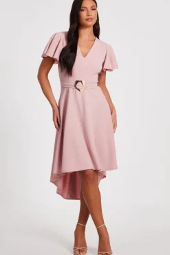 Quiz Day At The Races|Christening Guest>Dip Hem Midi Dress