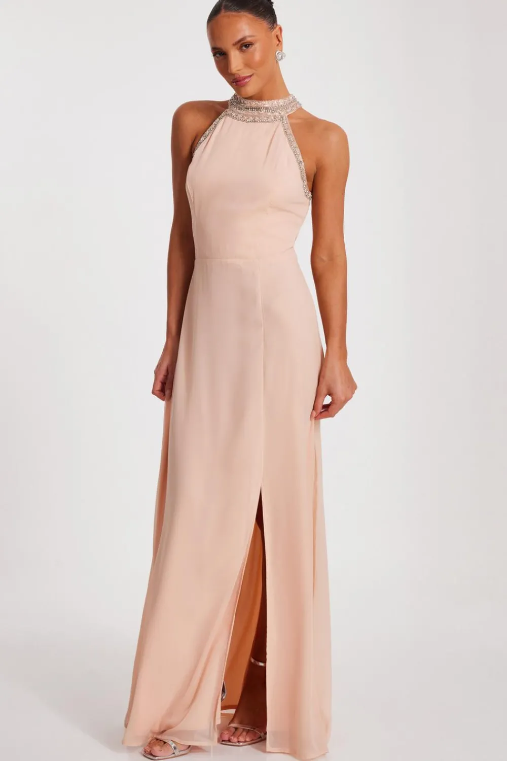 Quiz Prom Dresses|Prom & Ball>Embellished Chiffon Maxi Dress
