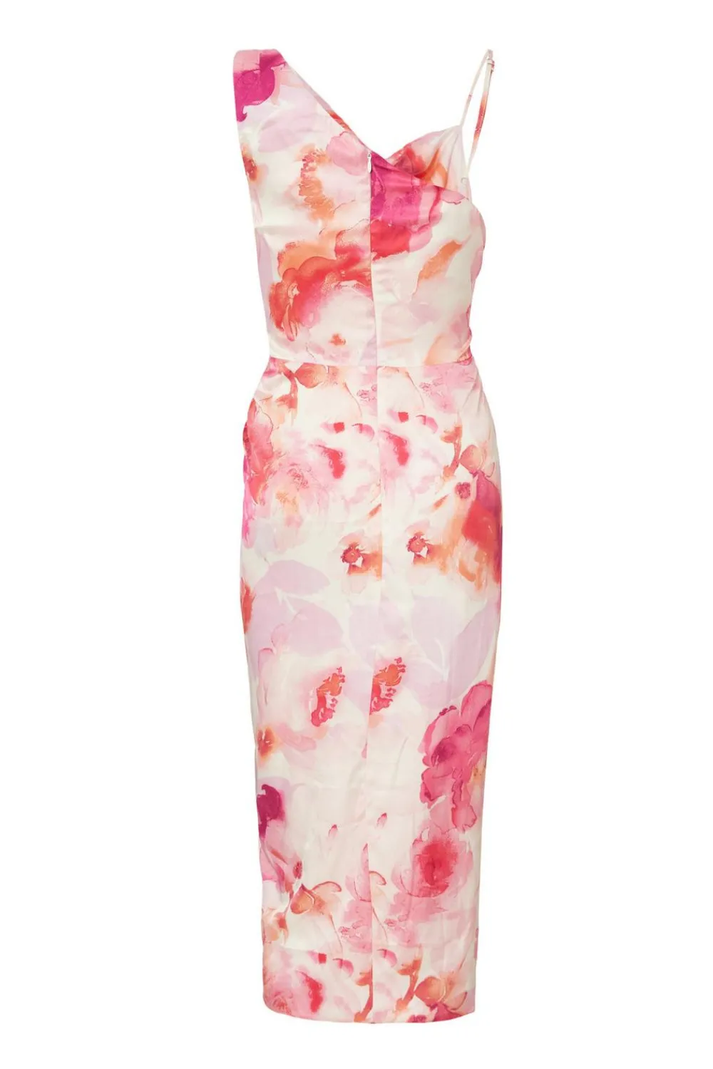 Quiz Day At The Races|Christening Guest>Blush Floral Print Midi Dress
