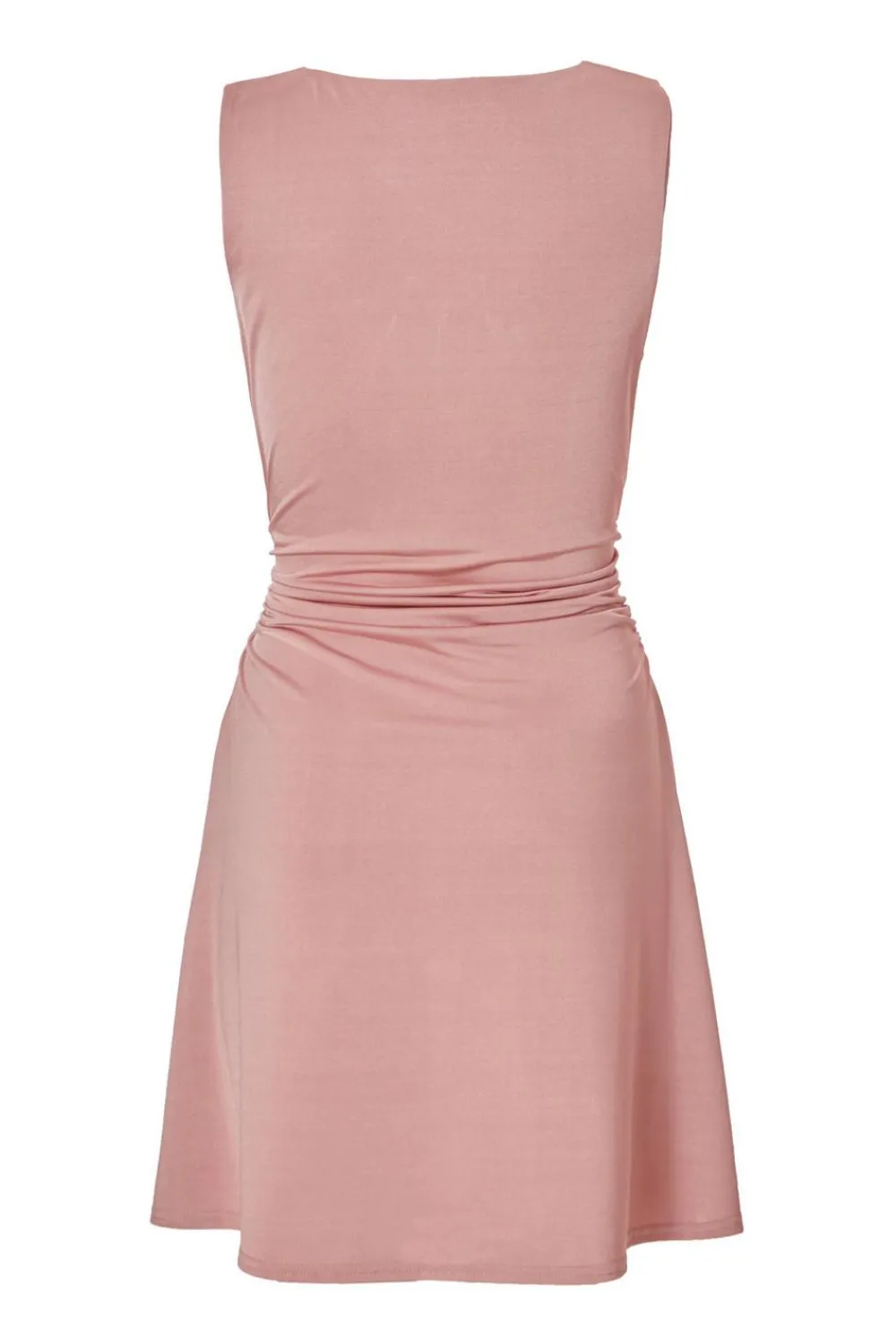 Quiz Summer Clothes|Going Out>Blush Ruched A-Line Mini Dress