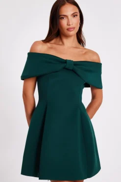 Quiz Day At The Races|Christening Guest>Bardot Bow Skater Dress