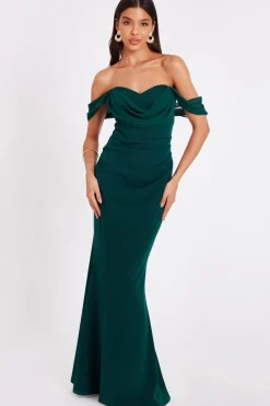 Quiz Prom Dresses|Prom & Ball>Chiffon Bardot Maxi Dress