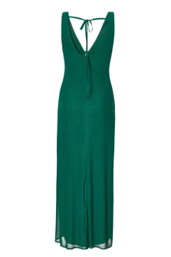 Quiz Day At The Races|Christening Guest>Bottle Green Flower Detail Midaxi Dress