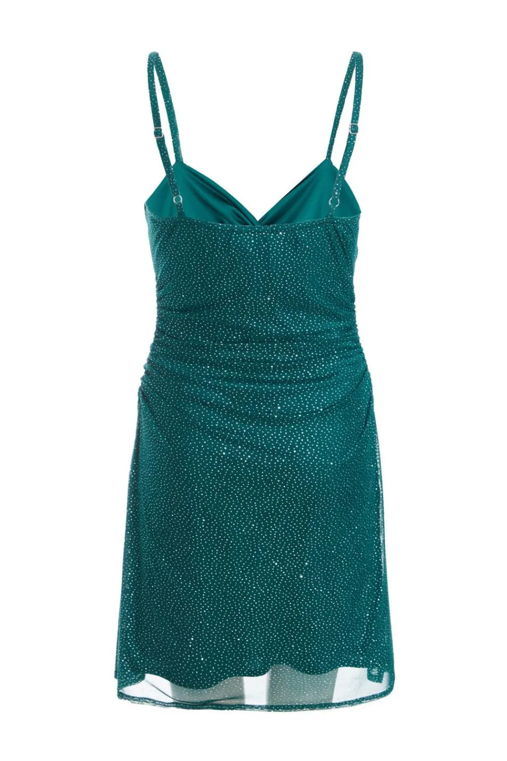 Quiz Mini Dresses|Green Dresses>Glitter Mesh Mini Dress