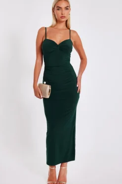 Quiz Going Out|Dresses>Knot Detail Midaxi Dress