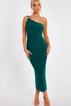 Quiz Day At The Races|Christening Guest>One Shoulder Midaxi Dress