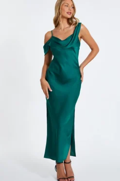 Quiz Prom Dresses|Prom & Ball>Satin Drop Shoulder Maxi Dress