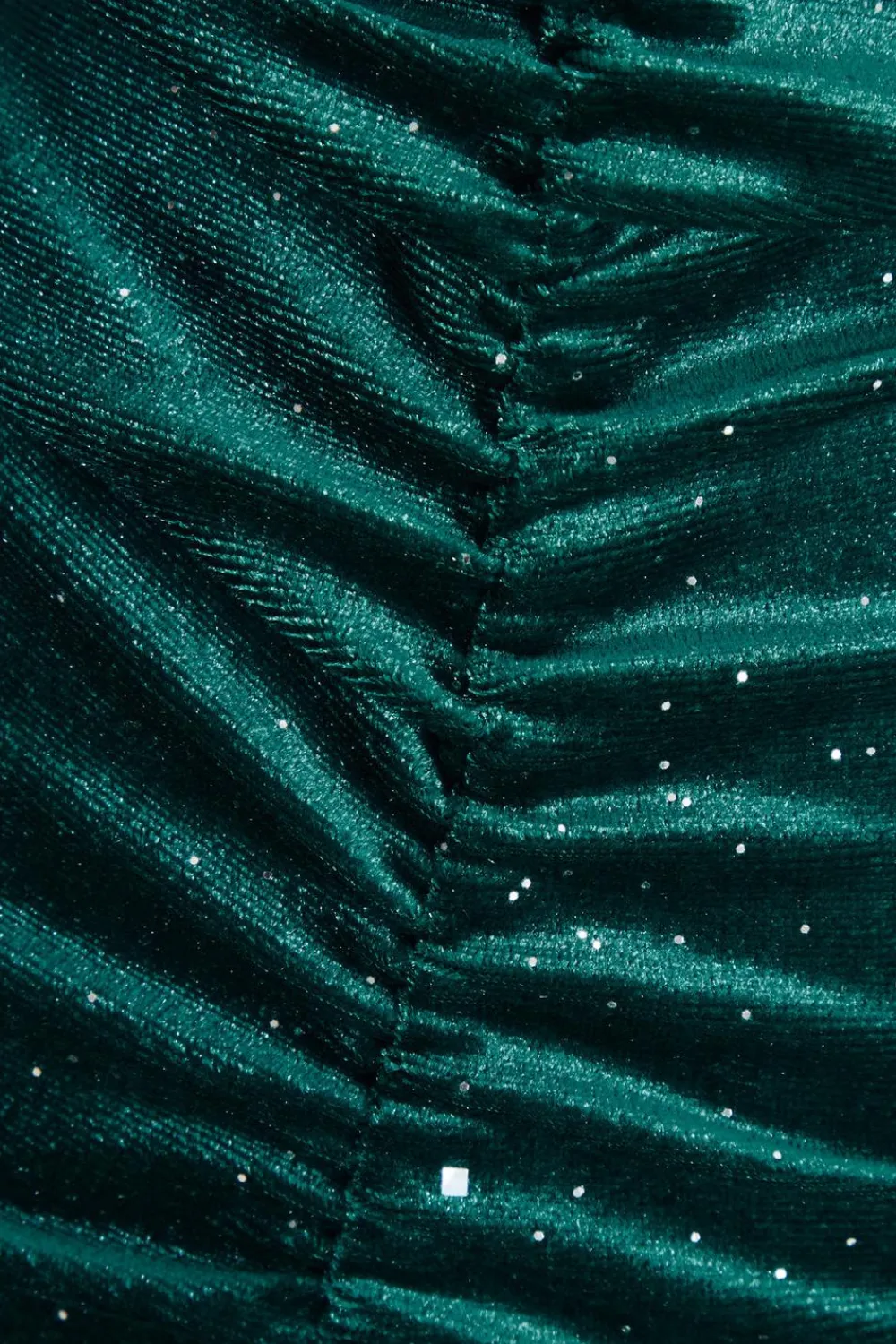 Quiz Evening Dresses|Wedding Guest Dresses>Bottle Green Velvet Glitter Midaxi Dress