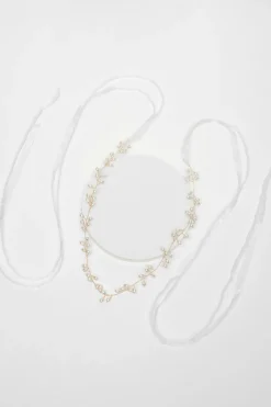 Quiz Wedding Accessories|Belts>Bridal Gold Pearl Belt