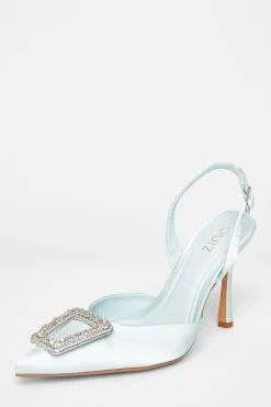 Quiz Occasion Shoes|Heels>Bridal Brooch Court Heels