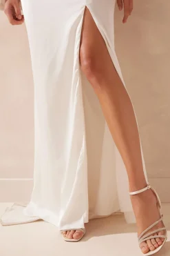 Quiz Occasion Shoes|Heels>Bridal White Embellished Heels